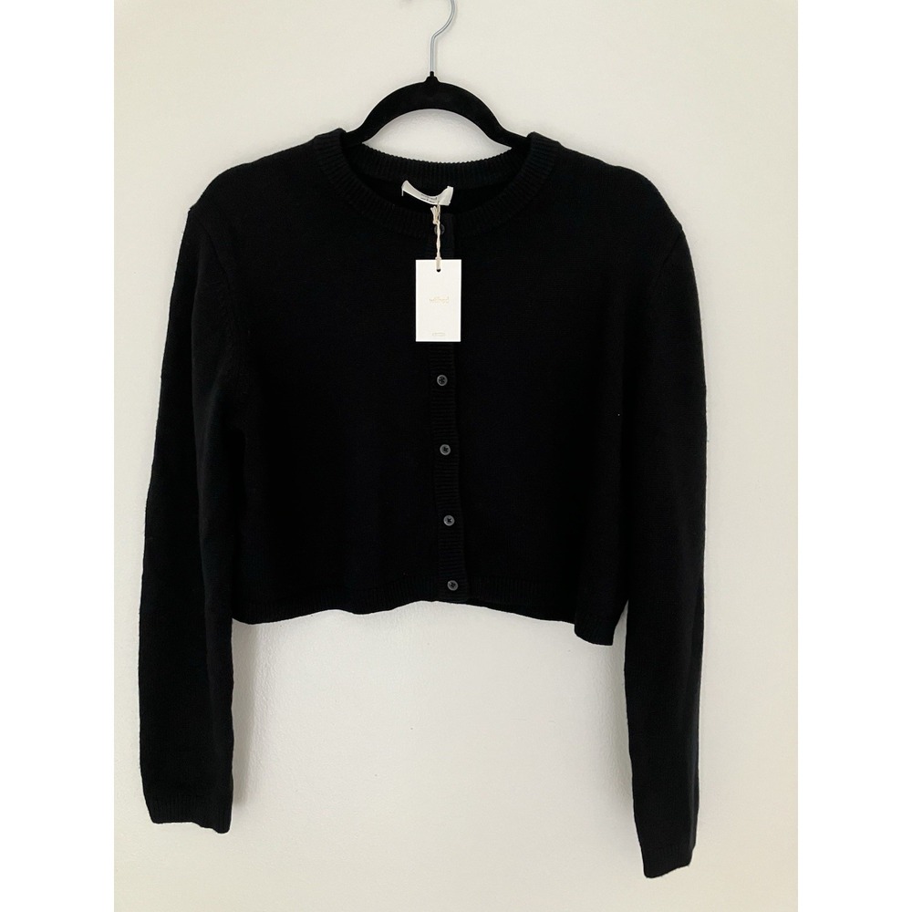 Aritzia Wilfred NWT Sicily Cardigan In Black Size Small
